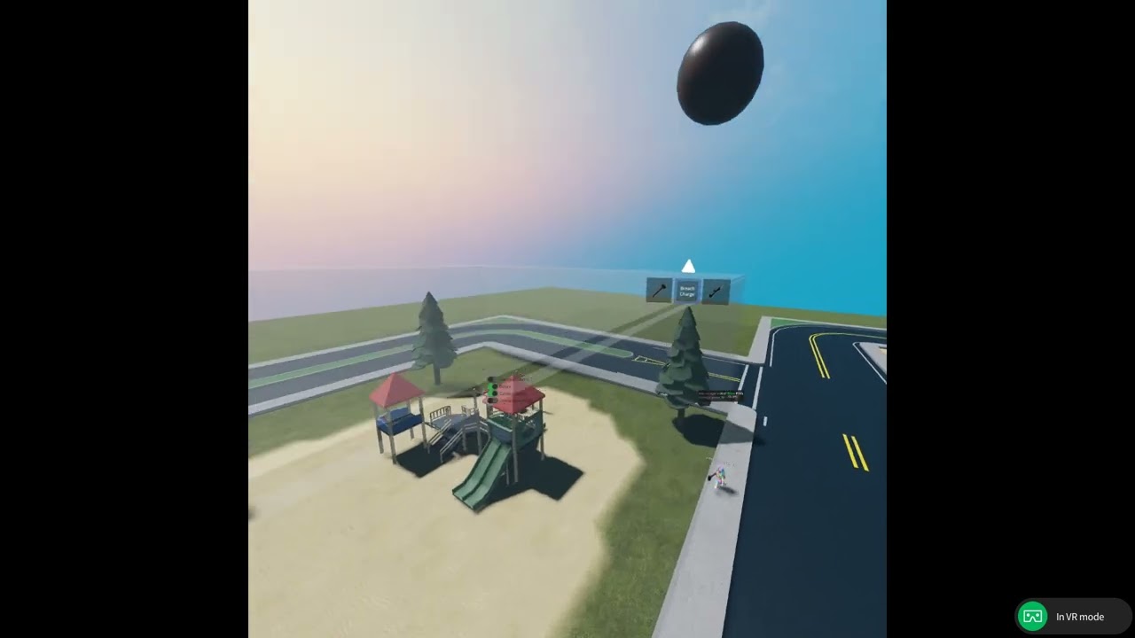 Roblox playing vr destruction physics