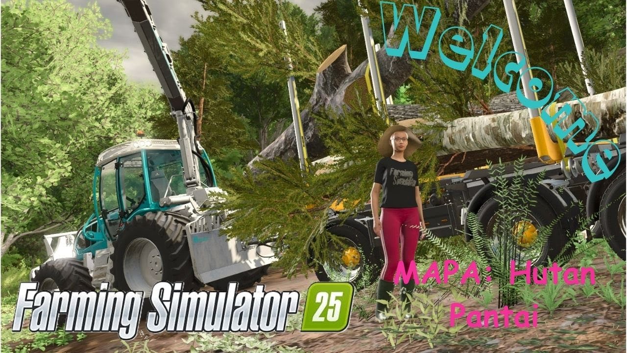 Farming simulator 25 /Trabajando con la serrería