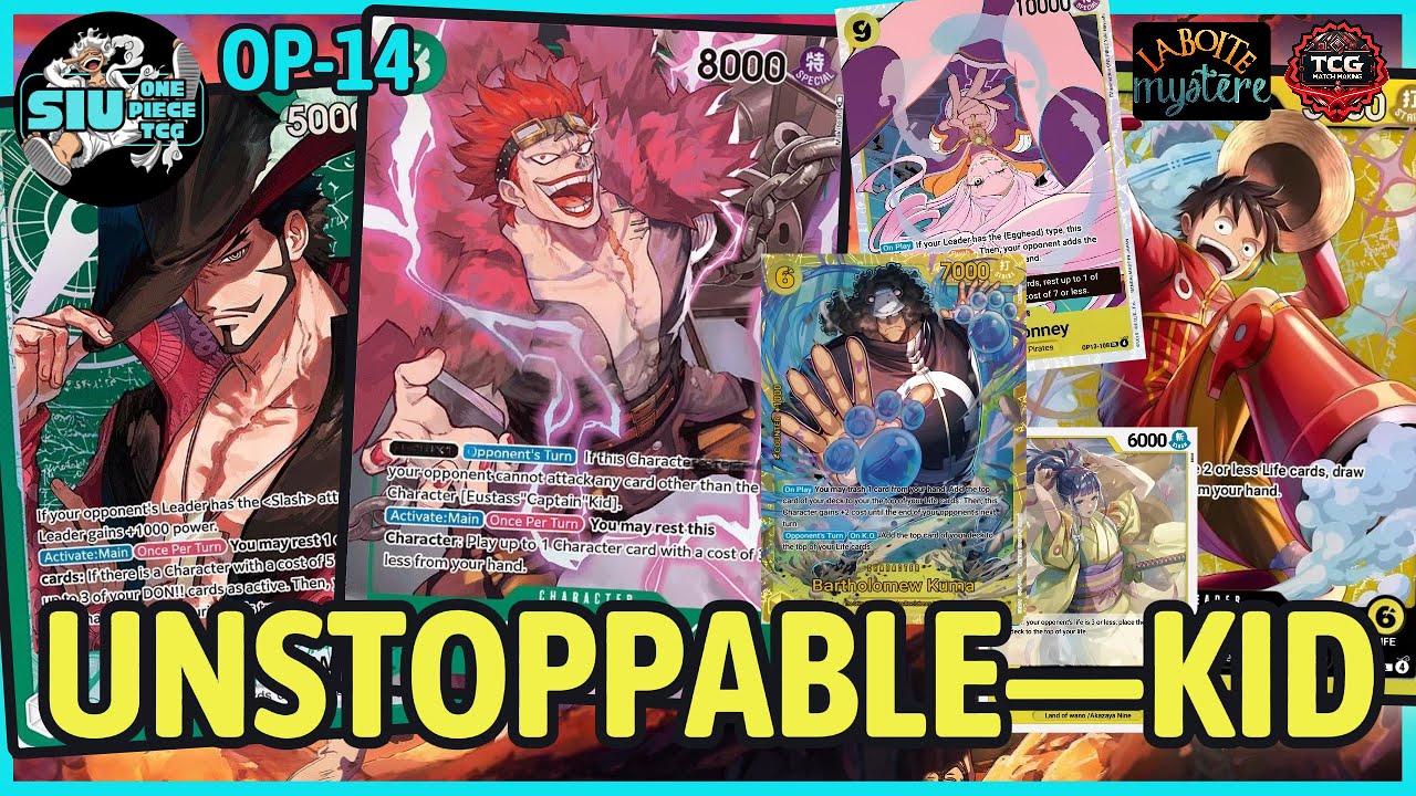 UNSTOPPABLE_KID - OP14-EB04 🟢 Mihawk VS. 🟡 ST29 Luffy 🎮 GAMEPLAY