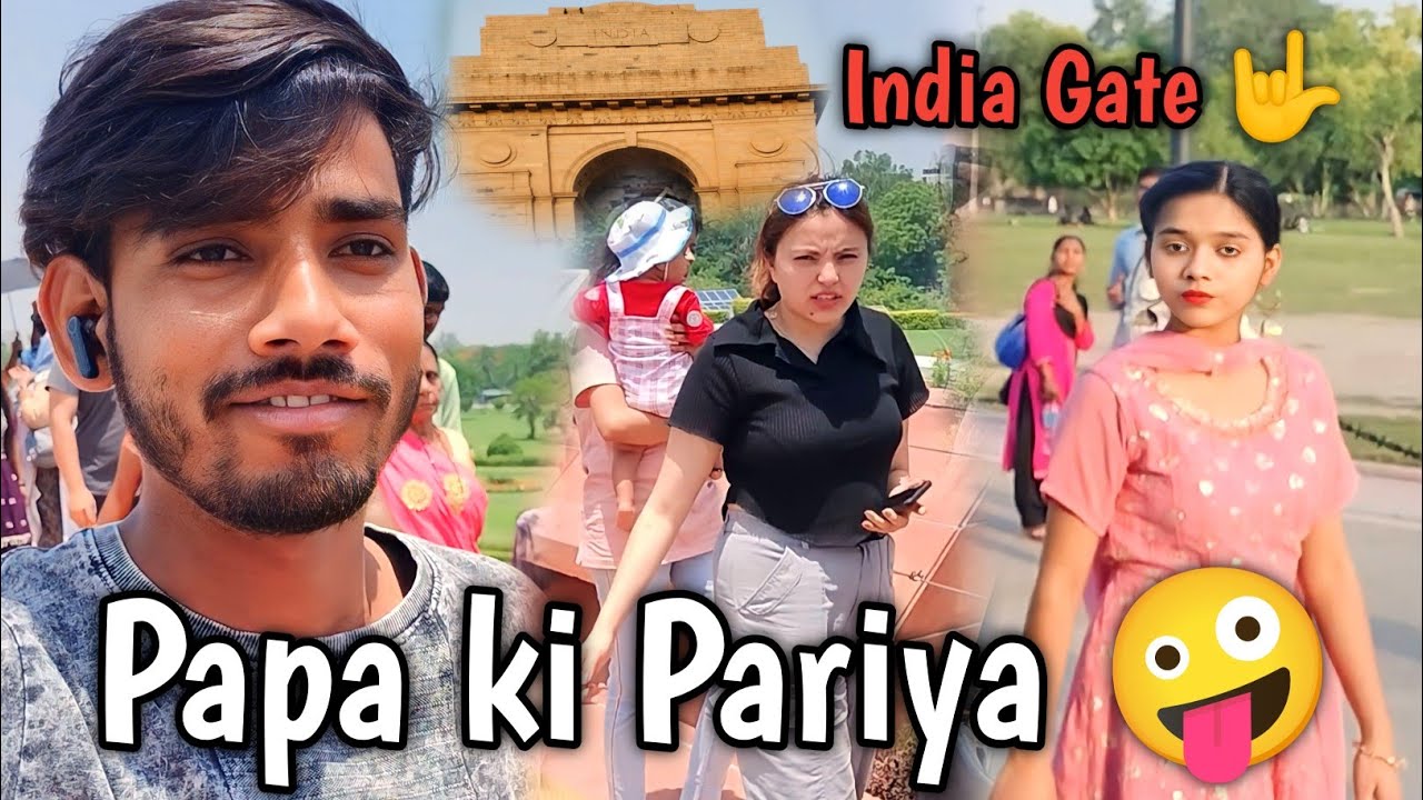 CUTE GIRL PRANK ON INDIA GATE 🤣|| CRAZY GIRLS REACTION 😎 &lrm;@Aamir_Vlogs685