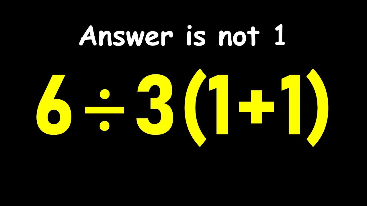 Try Solving This Tricky Math Expression!