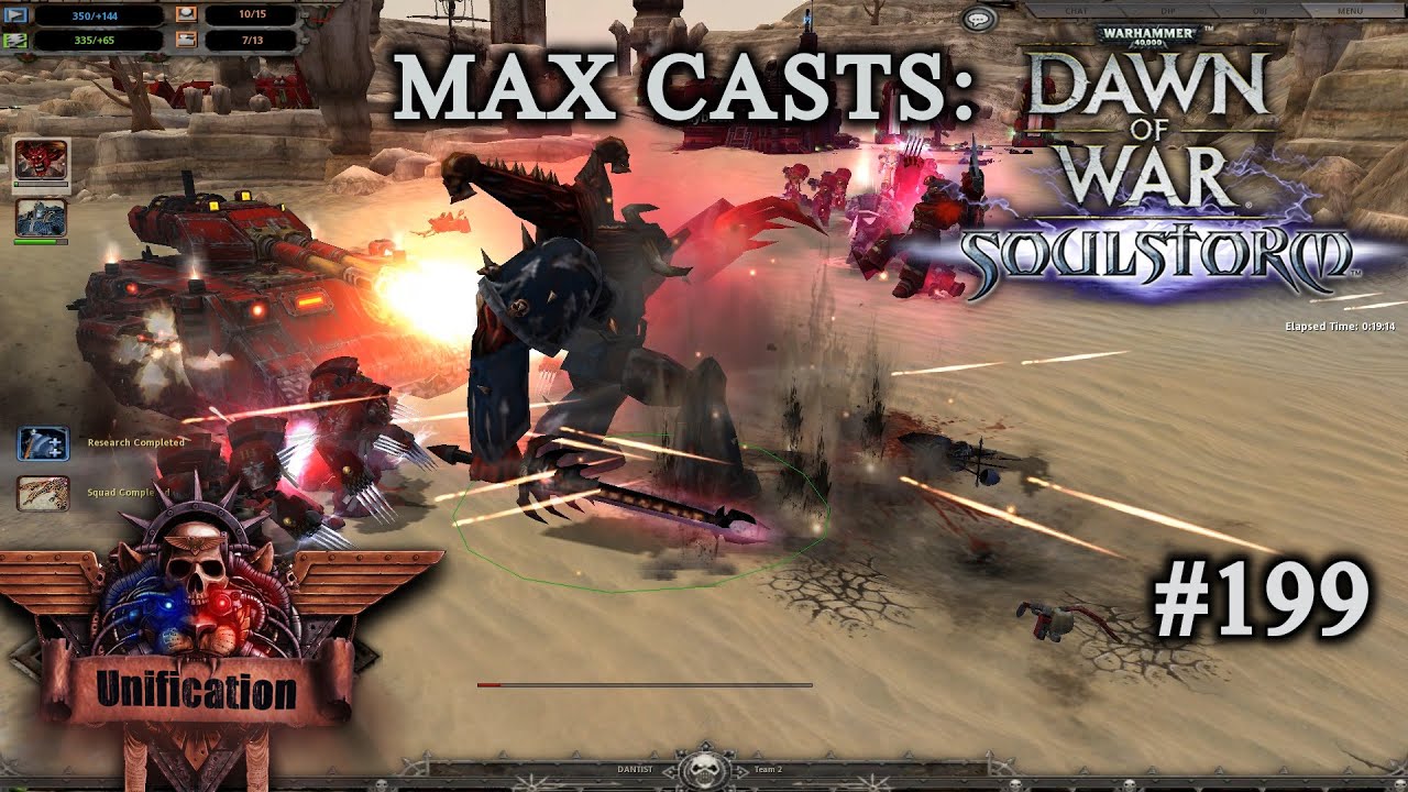 Max Casts: Dawn of War - Unification [v7.3.6] # Blood Angels VS Chaos Marines [PvP][1vs1]