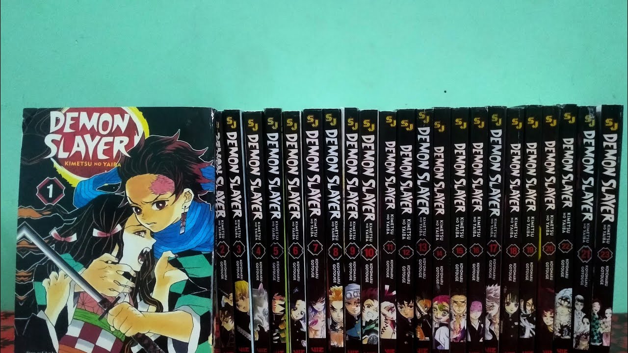Demon slayer manga box set 