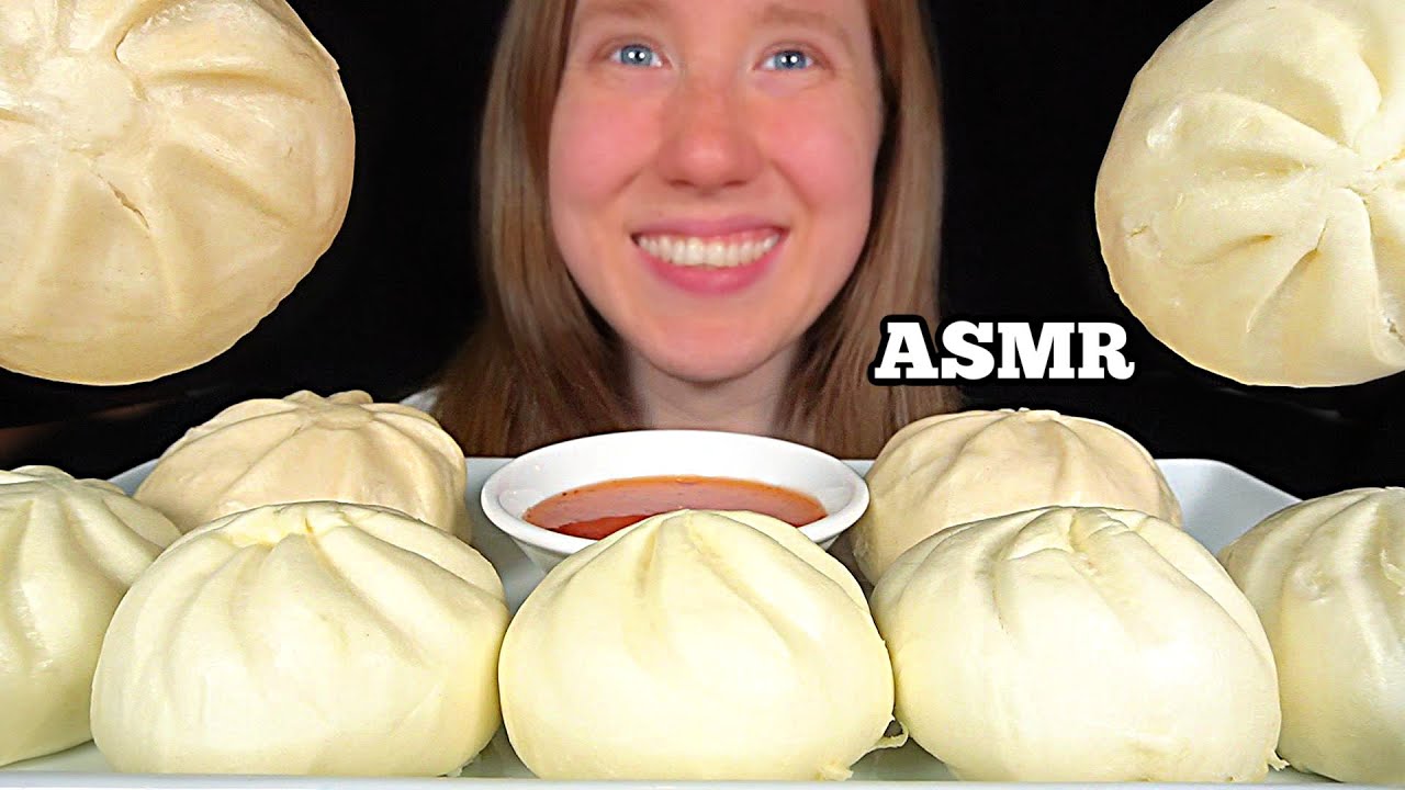 ASMR BAO BUNS MUKBANG (No Talking) EATING SOUNDS