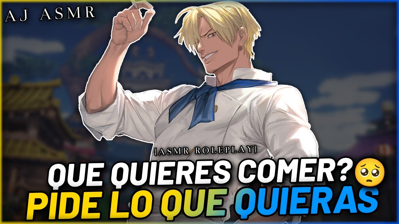SANJI PREPARA TU COMIDA FAVORITA! 🏴‍☠️❤ | ASMR Roleplay | Sanji ASMR | ASMR Anime Español