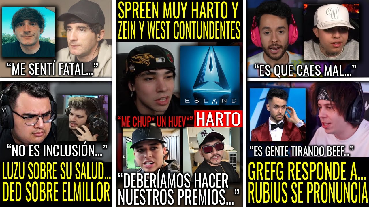 SPREEN Muy HARTO De Los ESLAND y ZEIN Con WESTCOL Muy CONTUNDENTES | DED, GREFG y RUBIUS RESPONDEN