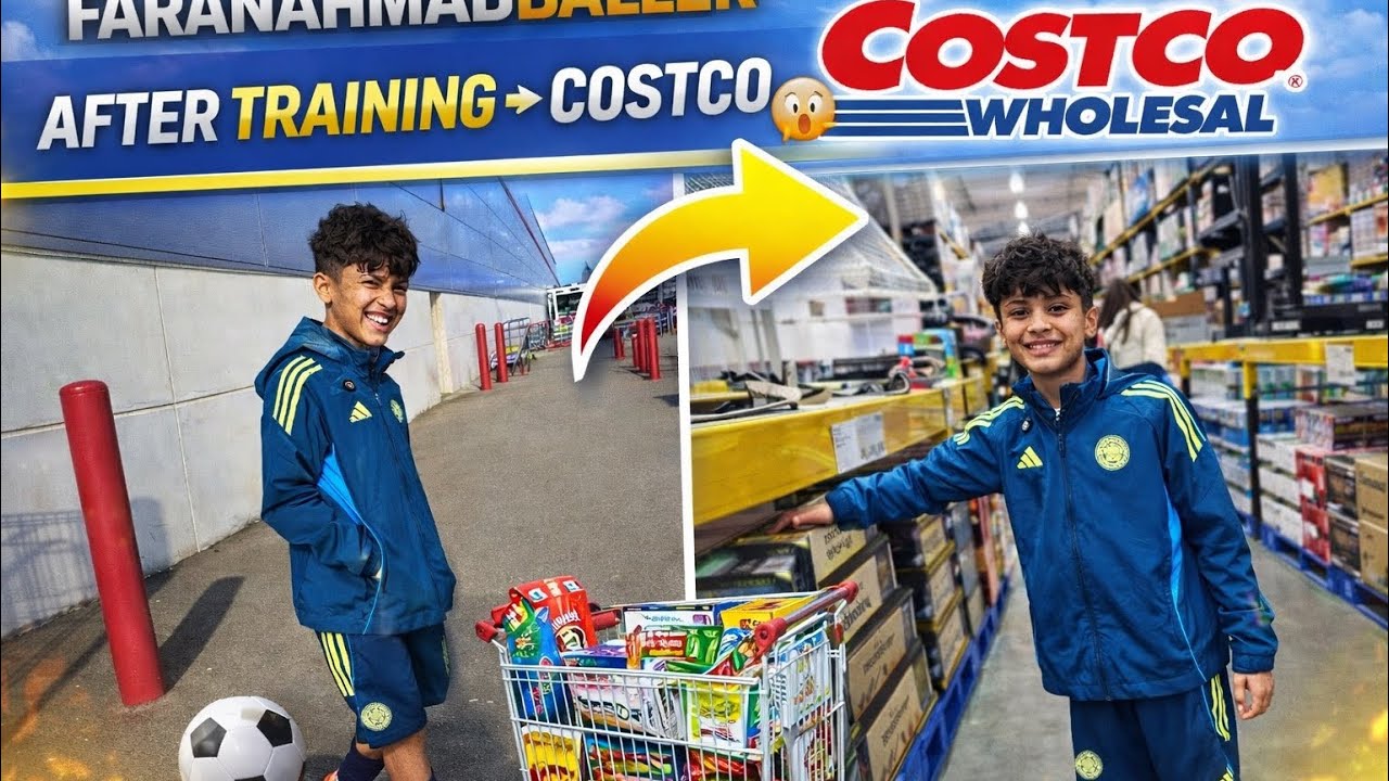 👉After Training We Went to Costco!⚽️🛍️