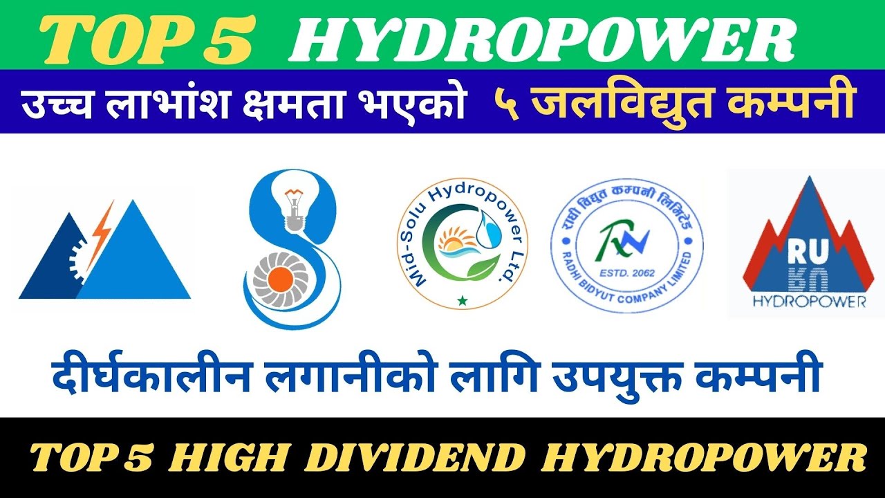 उच्च लाभांश क्षमता भएको जलविद्युत कम्पनी/ Top 5 hydro company in Nepal/ Best hydro company/ shree