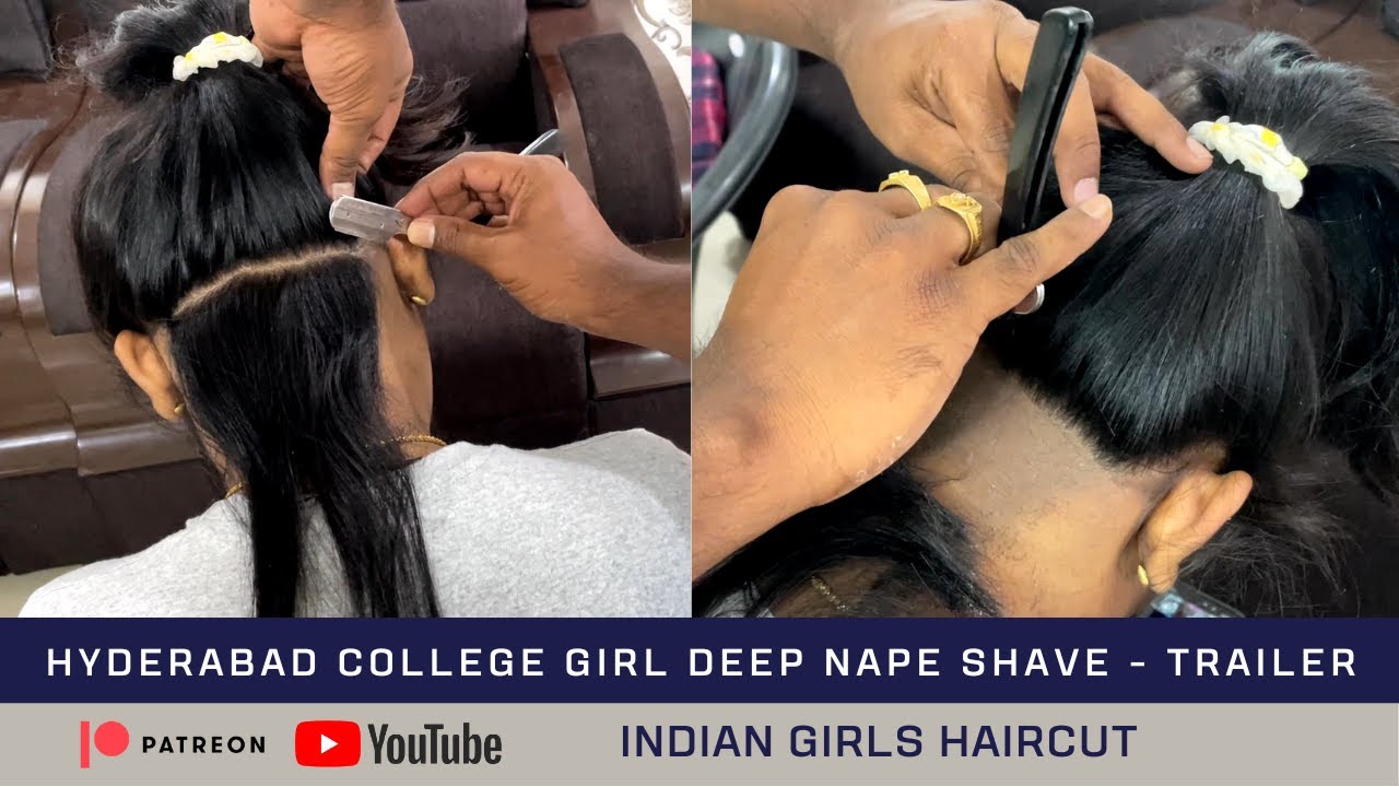 High Nape Shave | Indian women headshave | undercut hairstyles | Forced Haircut | #shorthair #shave