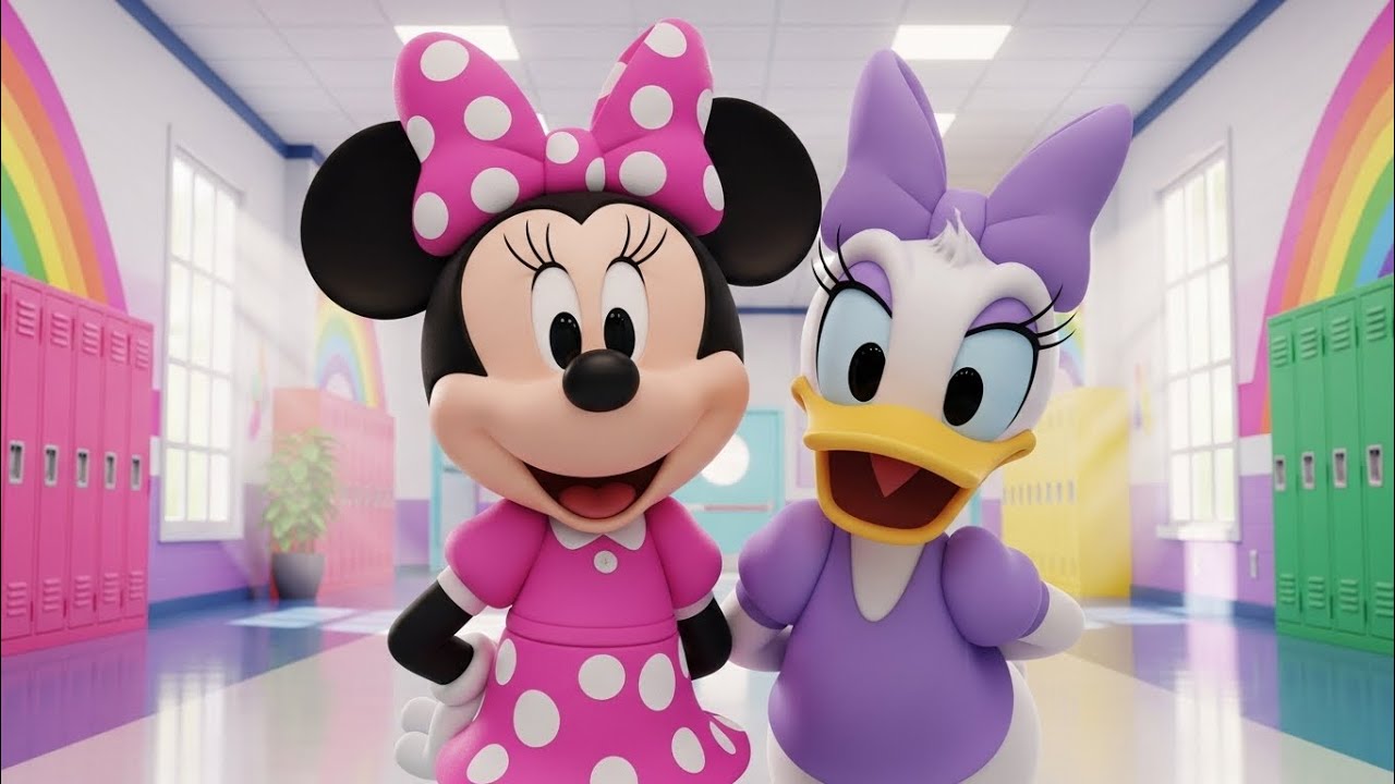 Minnie Mouse and Daisy Duck: Dream School Tour! (Kids Fun Story)