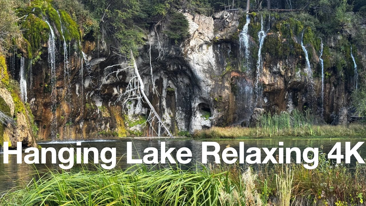 Hanging Lake Trail 4K  &bull; Full Hike + Relaxing Music | Glenwood Canyon, Colorado