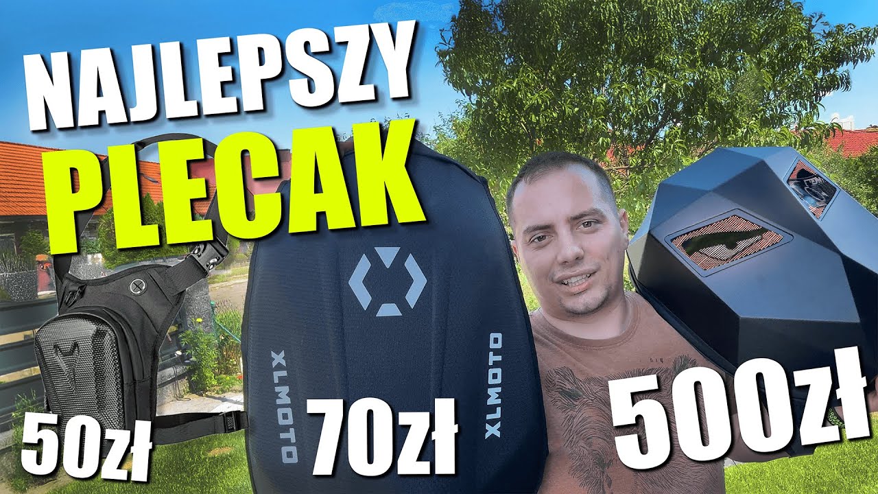 NAJLEPSZY PLECAK NA MOTOCYKL