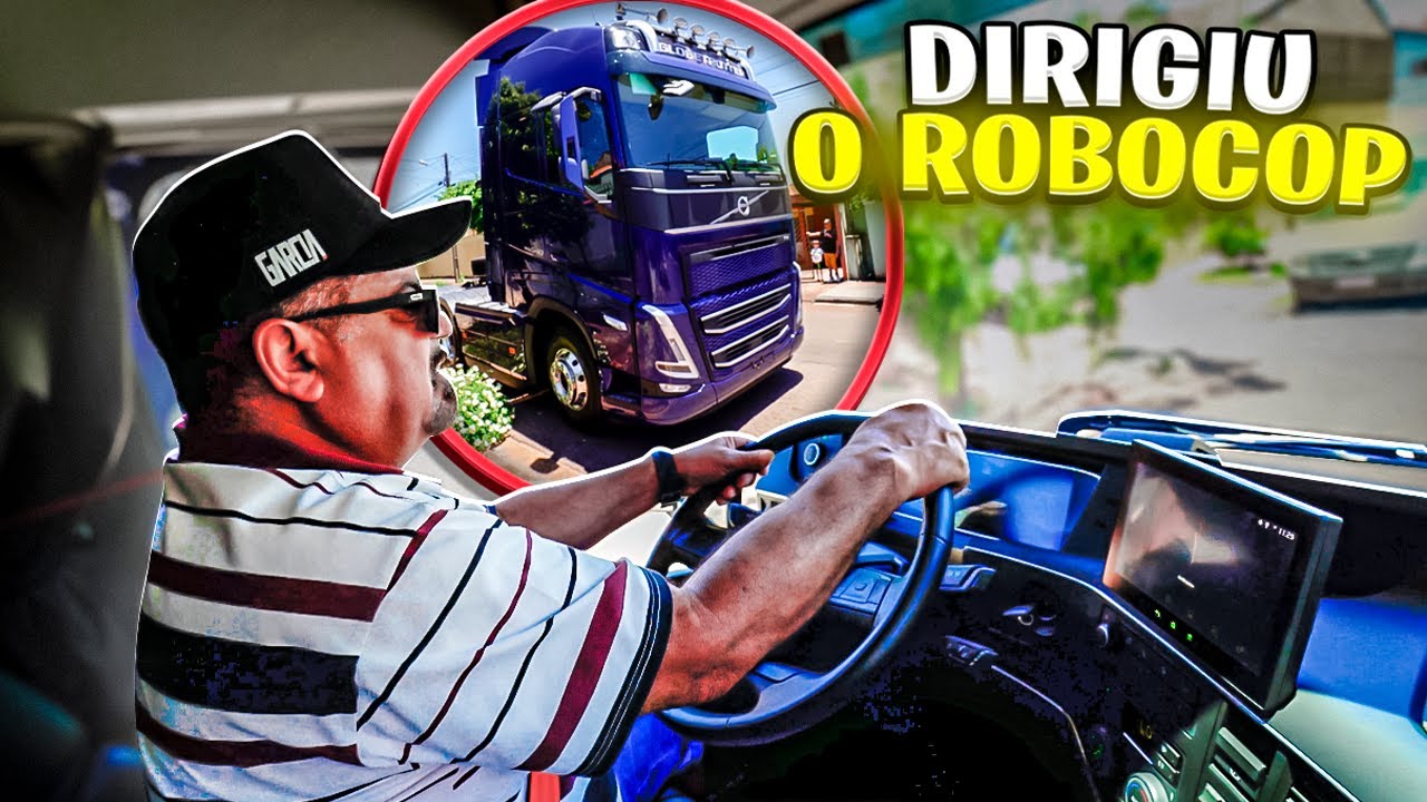 MEU PAI DIRIGIU O ROBOCOP E FICOU APAIXONADO 😱 PRIMEIRA VEZ DIRIGINDO