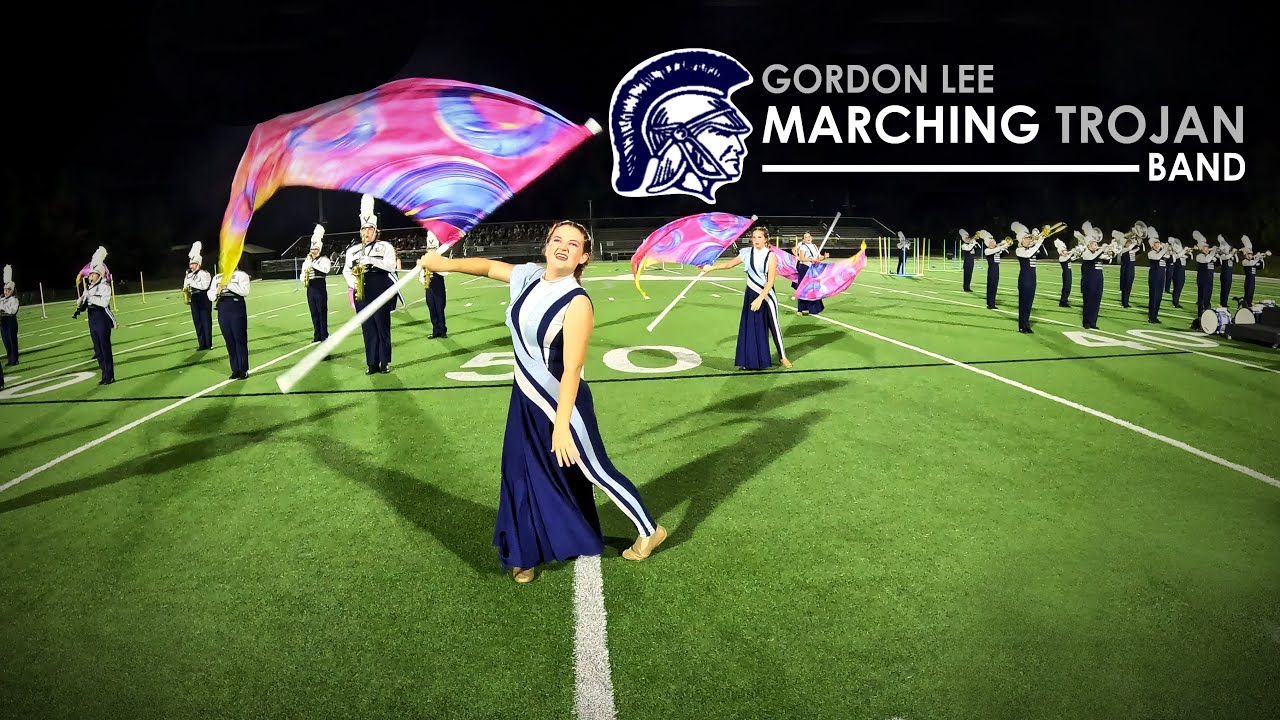 Марширующий оркестр Гордона Ли на фестивале Kennesaw Mountain Marching Invitational (2025)