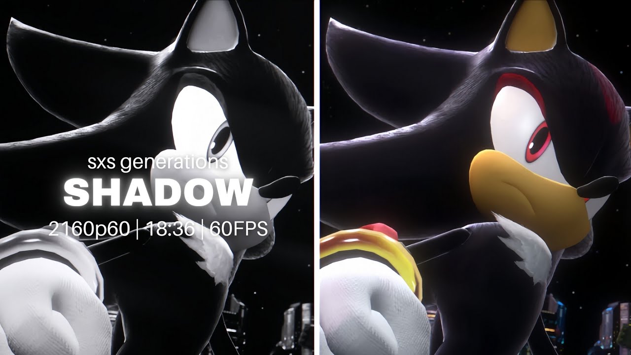 Shadow The Hedgehog (Shadow Generations) || Clips For Edits || [4K/60FPS]