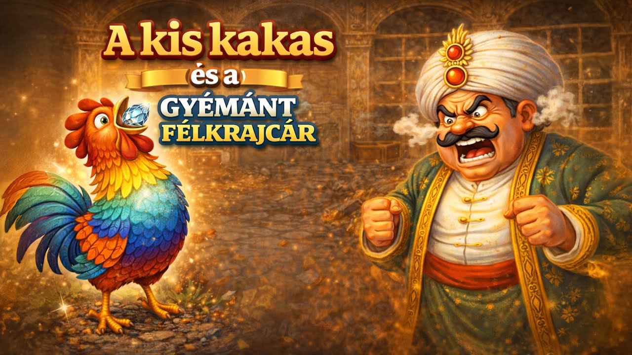 A kiskakas és a gyémánt félkrajcár 🐓✨ | Magyar népmese gyerekeknek