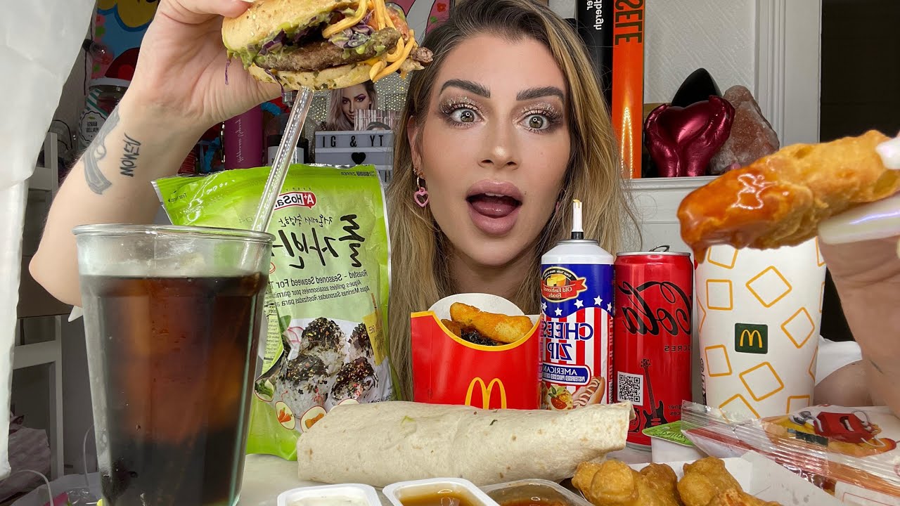 Asmr dégustation nouveauté MacDonald’s 🍔 !! Avocado Burger, Wrap Wasabi, Potatoes Seaweed,…