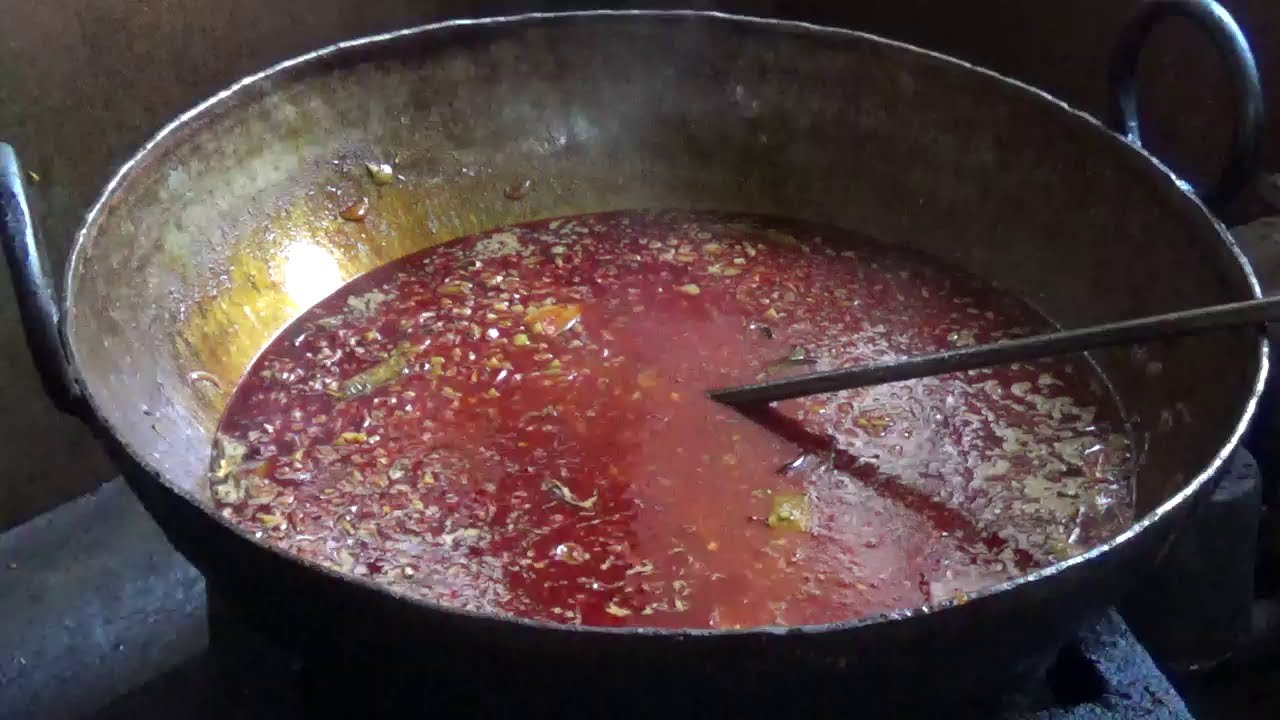 Street Food India | Preparing Spicy Ghugni (Yellow Peas Curry) for 100's Peoples in My Village