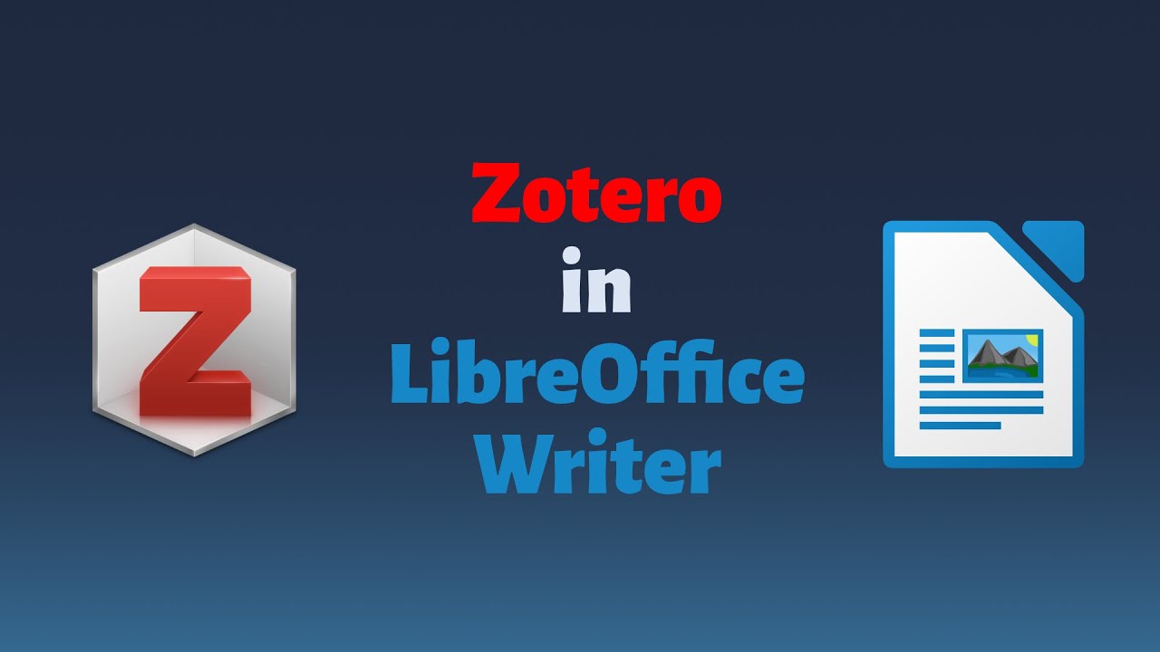 How Zotero works inside LibreOffice Writer