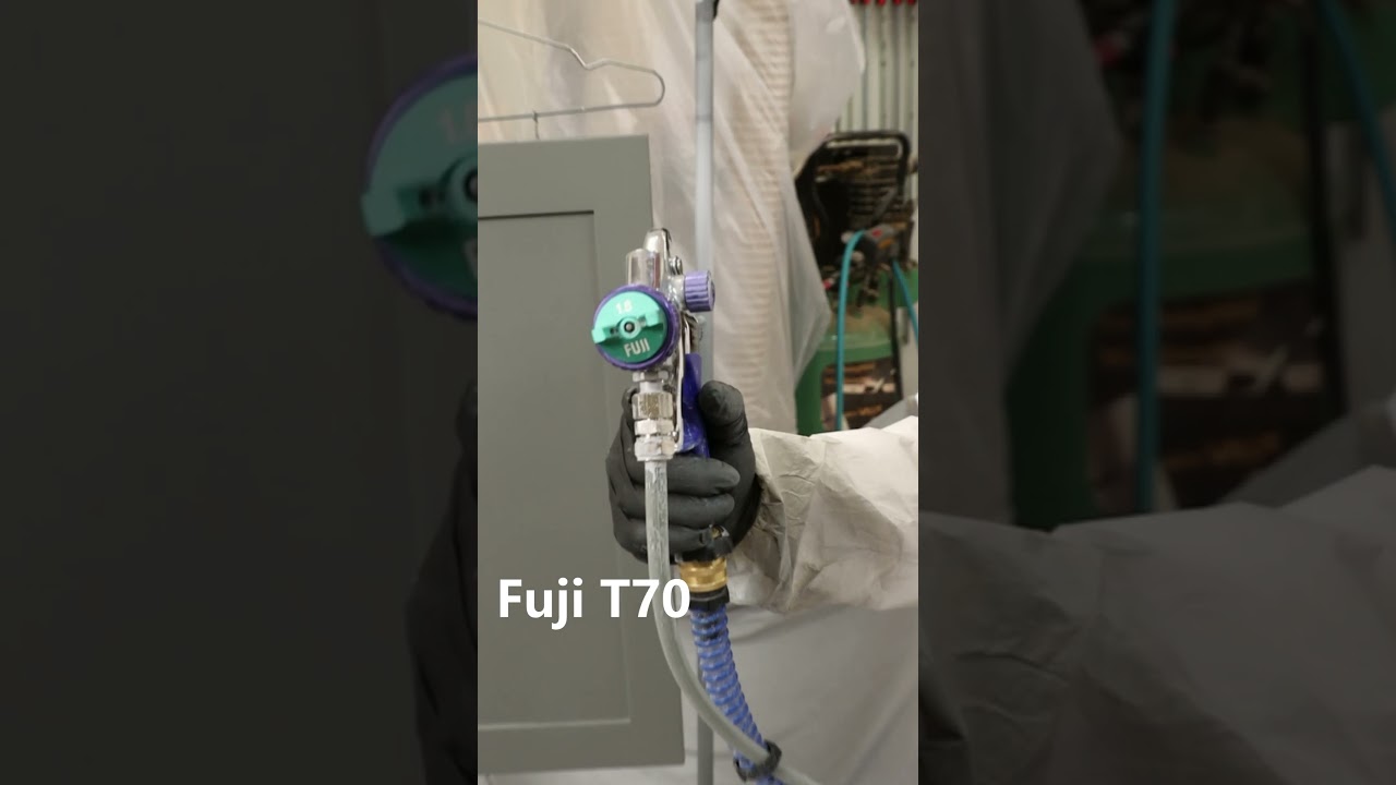 Paint Cabinets Fuji HVLP & Emerald Urethane 