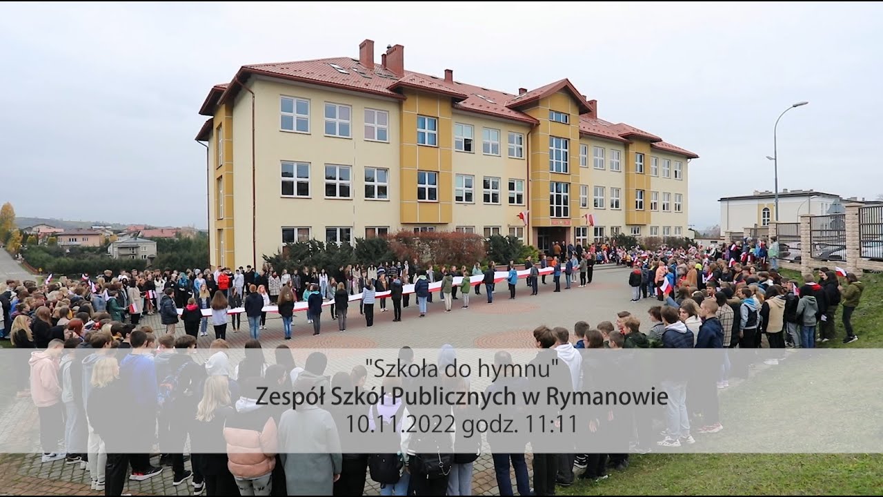 #SzkołaDoHymnu w Zespole Szk&oacute;ł Publicznych w Rymanowie