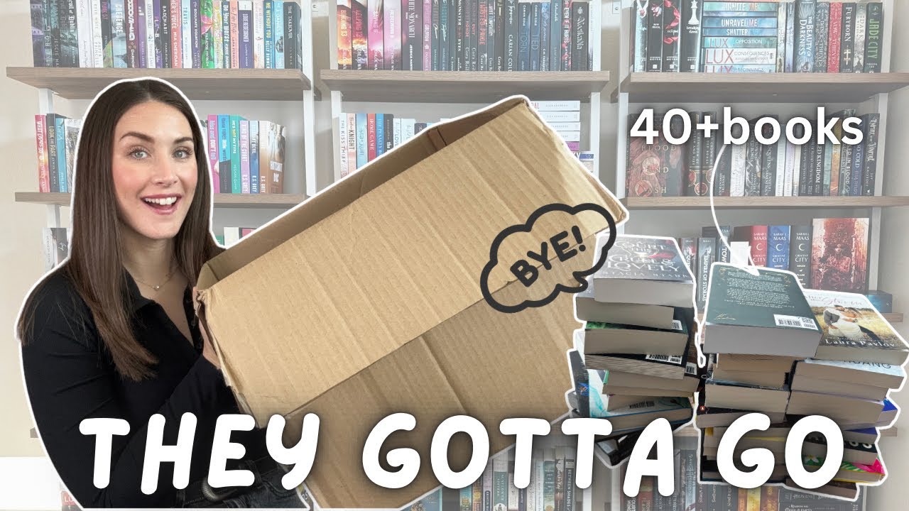 BIG BOOK UNHAUL| saying bye to books to make more room on my bookshelves ✌️📚