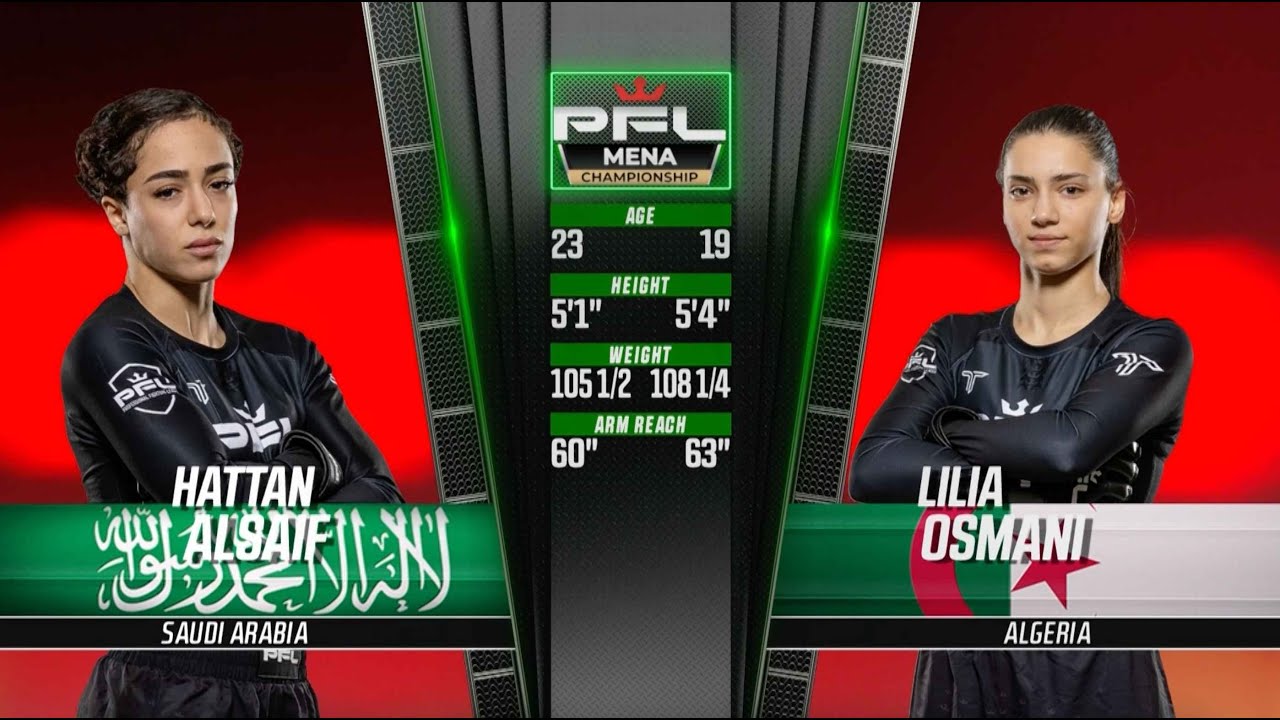 Hattan Al Saif VS Lilia Osmani | PFL MENA Championship 2024