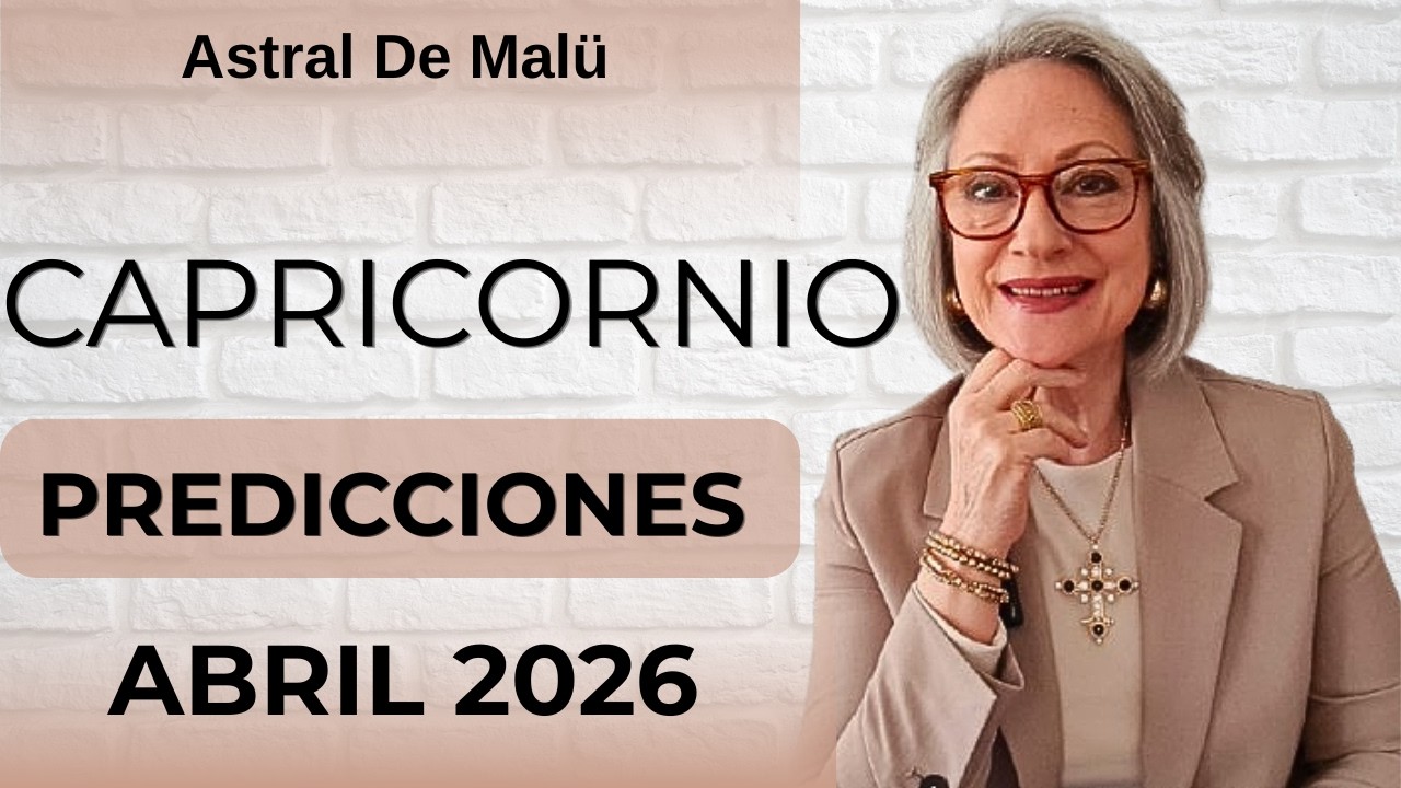 CAPRICORNIO ♑️ PREDICCIONES ABRIL 2026