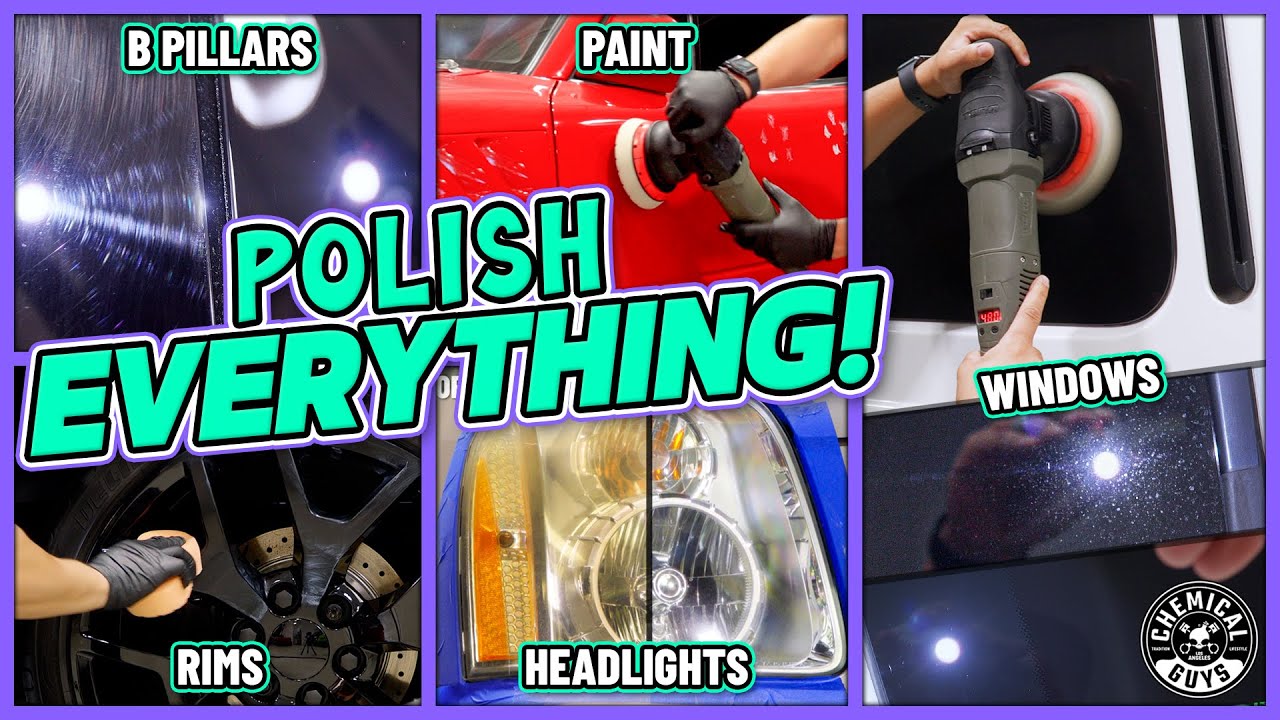 More Than Just Paint - How To Use Your Machine Polisher To Save Time On Your Entire Detail!