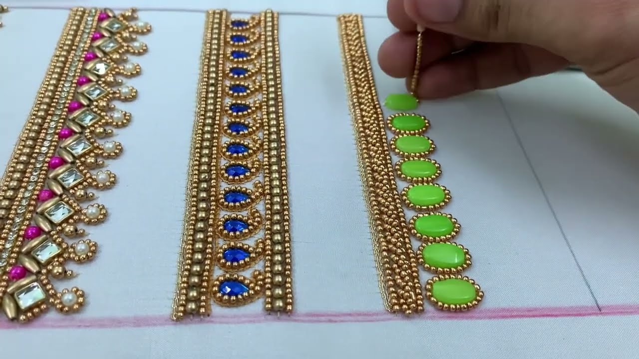 Aari work learn new design