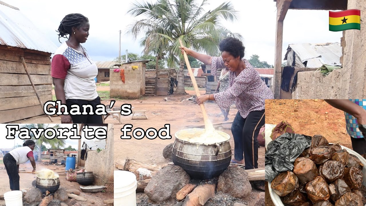 Ghana’s Most Loved Food || FANTE KENKEY , Ntewo Dokono || Sunyani West Africa