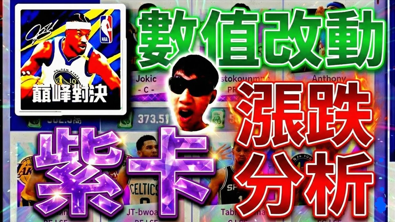 【NBA巔峰對決】數值改動「全紫卡」漲跌分析🤔｜這3張最可能「降金」☠️@NBARIVALS 