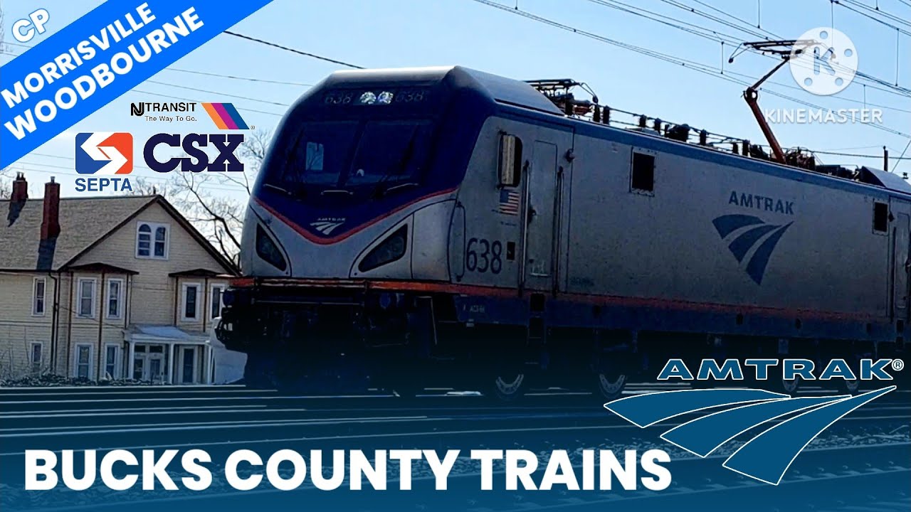 Railfanning Trains Across Bucks County.