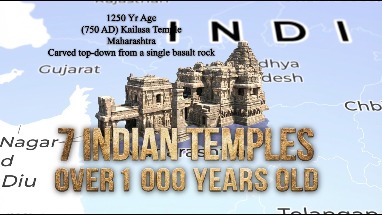 Top 7 Indian Temples Over 1,000 Years Old & Still Standing Strong 