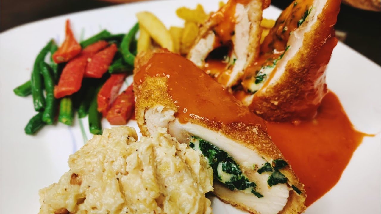 Napoleon Chicken Easy Method | Stuffed Chicken Breast