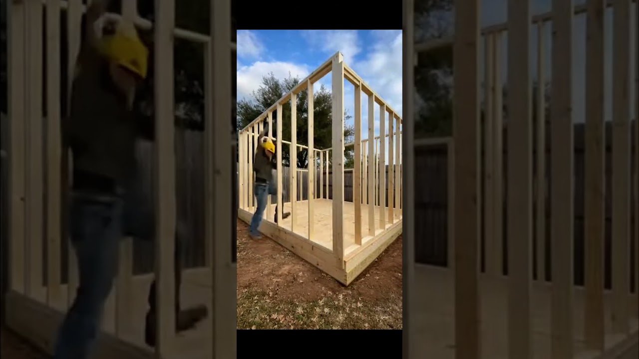 Solo Wood Shed Build in Just 2 Days!