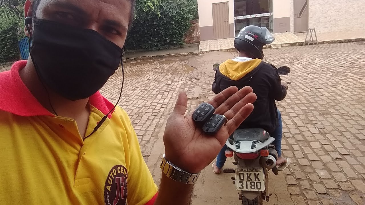 Testando Sensor d Presença Pósitron Duo Block instalado em moto Honda Bros