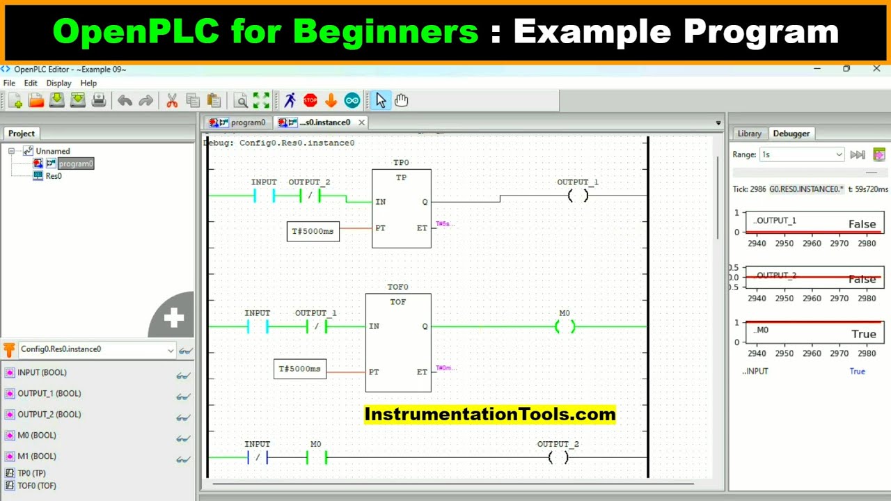 OpenPLC for Beginners - Writing an Example Program in PLC