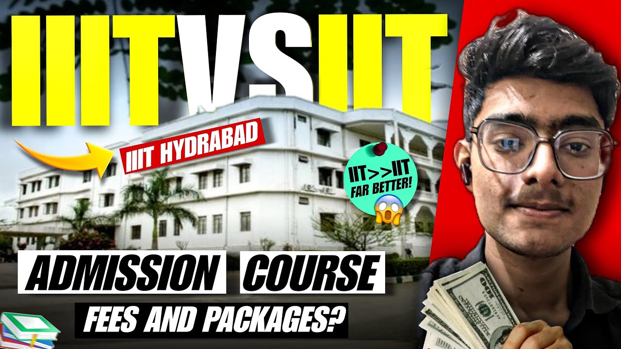 IIIT HYDRABAD vs IITs 😱‼️ | Admission , Courses , Fees , Packages 💰| Complete Guide