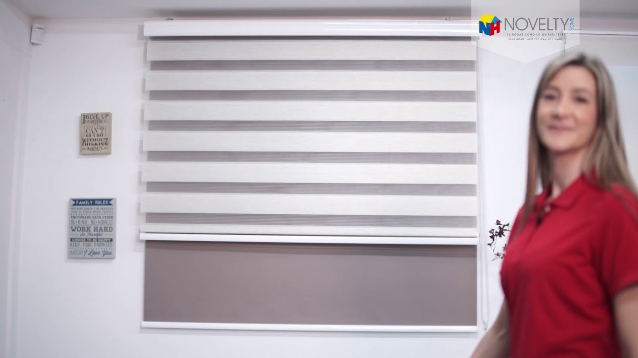 Instalación PAREJA IDEAL Sheer Elegance + Enrollable blackout-Gide Match made in heaven installation