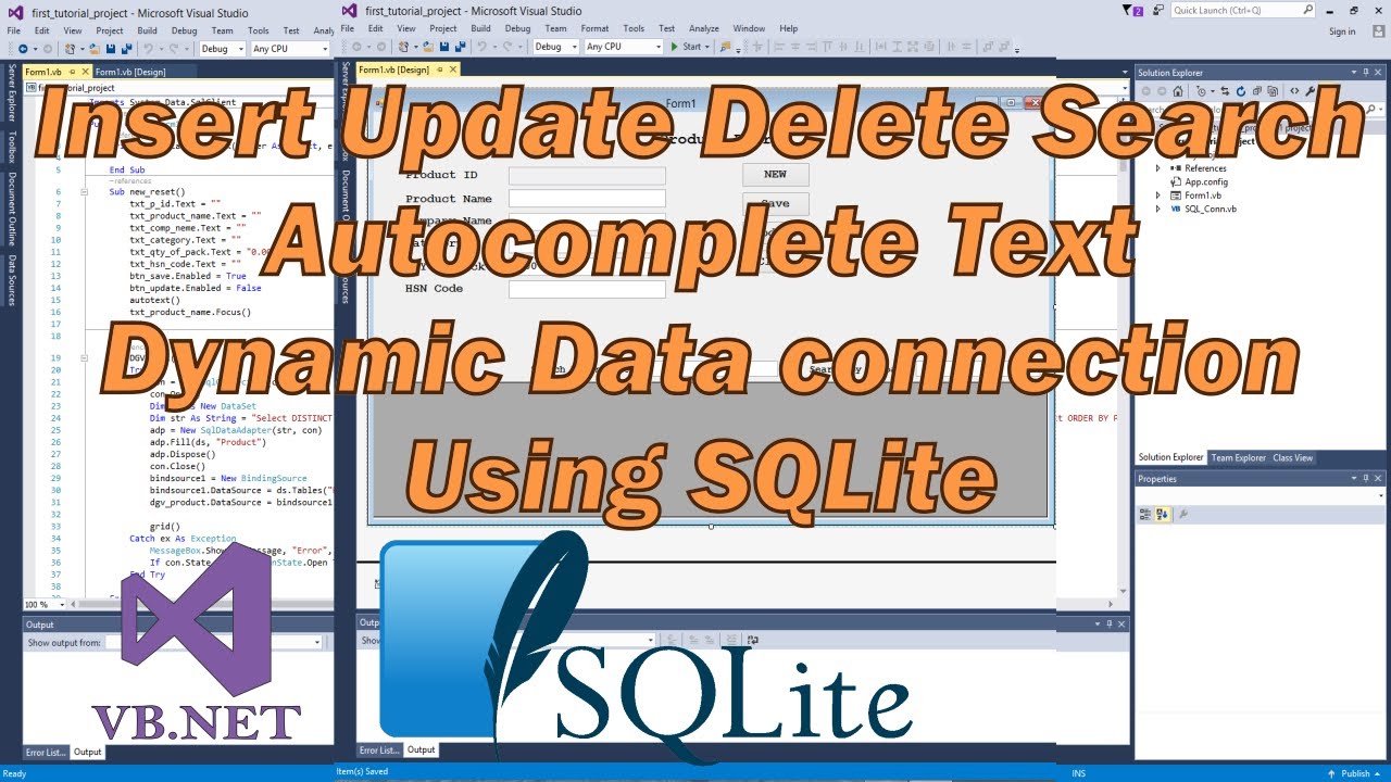insert update delete in vb.net using sqlite database
