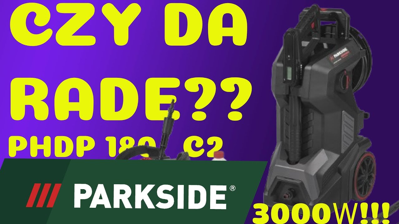 PHDP 180 C2 MOCNA! Myjka ciśnieniowa za 1049zł czy dała rade?