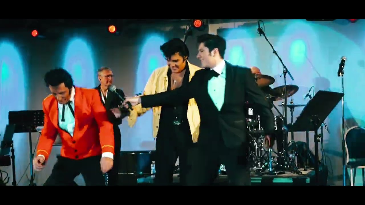 Mike Nova Arron Walker Moses Snow - Steven Pitman's Elvis Weekend The Celebrations 