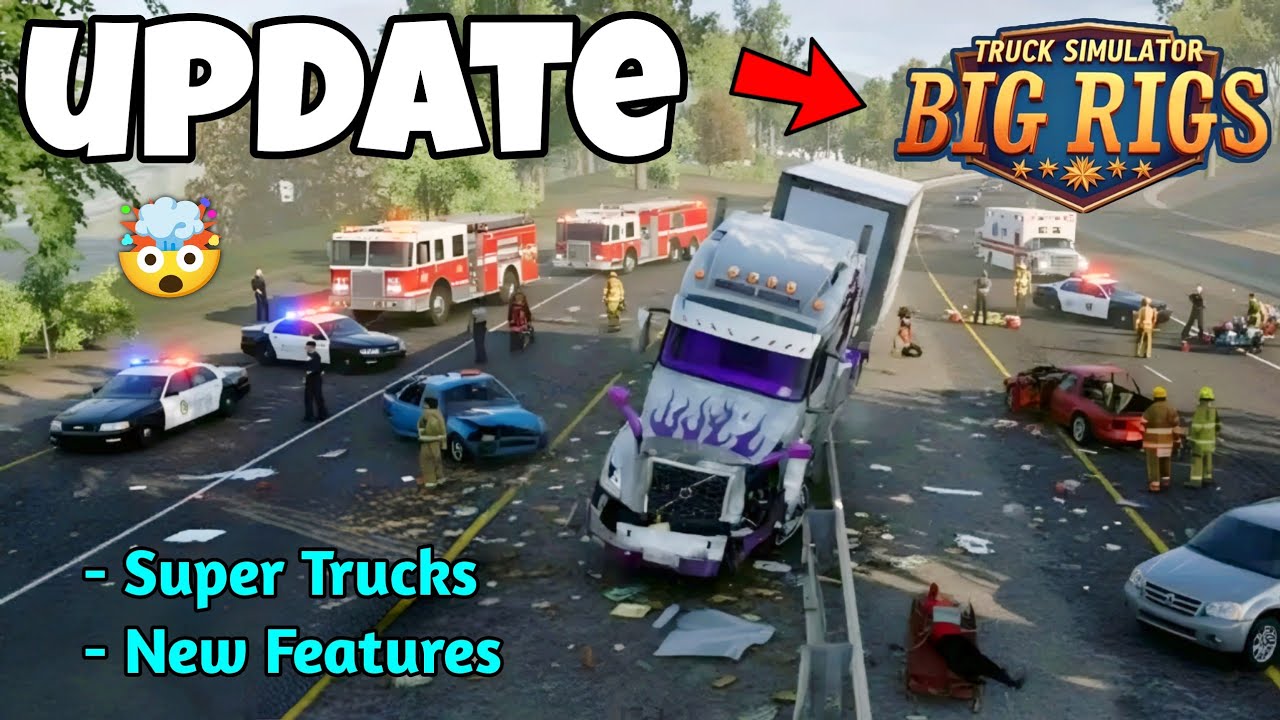 Новое обновление Truck Simulator Big Rigs &mdash; огромные супергрузовики и новые функции🔥✅