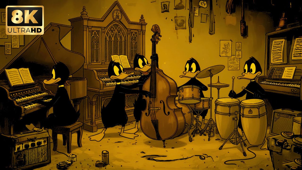 Quiet Night Productivity — Noir Jazz with Warm Bass & Rhodes | Coding and Study Deep Focus