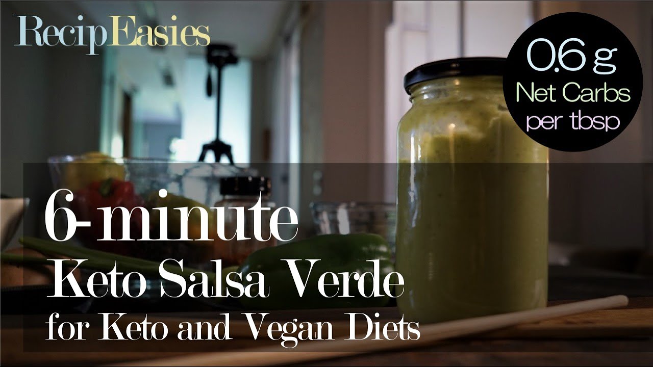 Keto and Vegan Salsa Verde