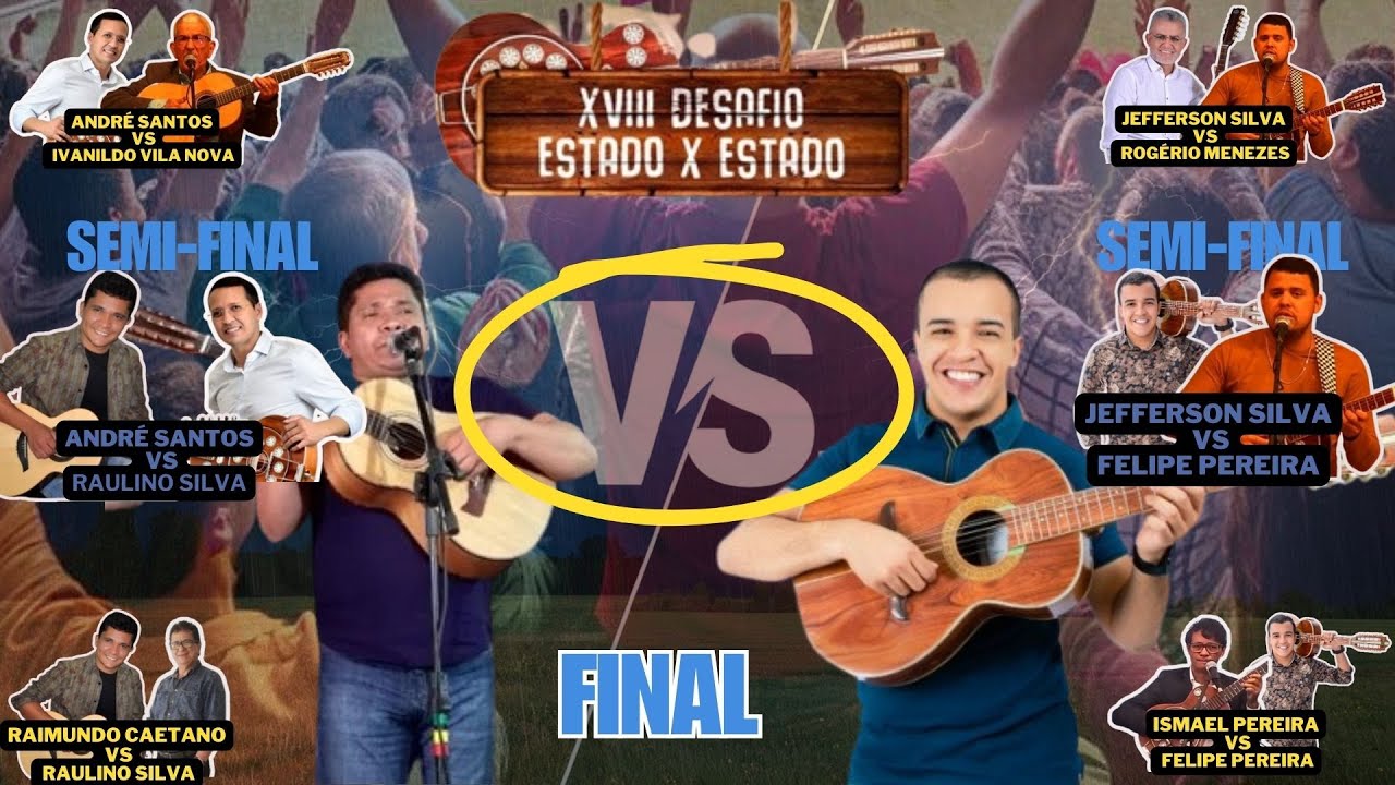 XVIII Desafio Estado X Estado 2024: Semifinal e Final do Maior Festival de Repente do Brasil.