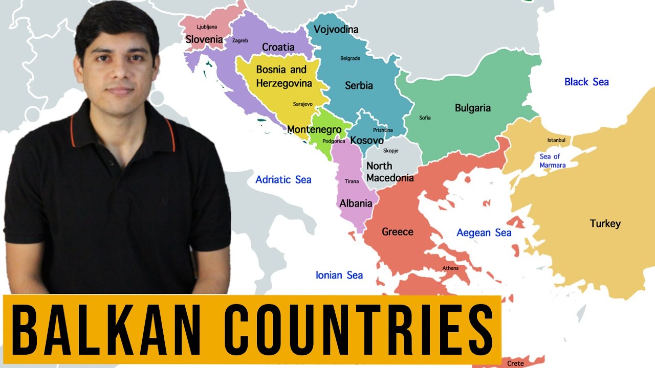 Balkan Peninsula | Europe Map | यूरोप का मानचित्र