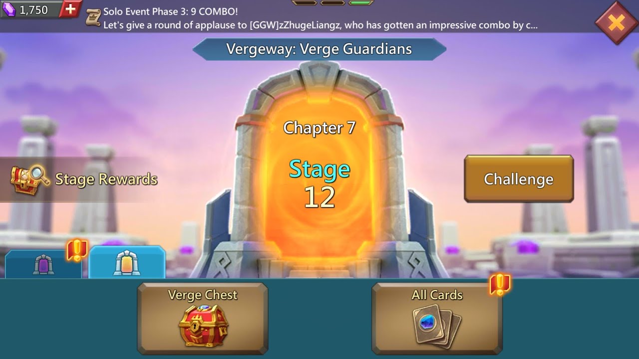 Lords Mobile Vergeway Chapter 7 stage 12