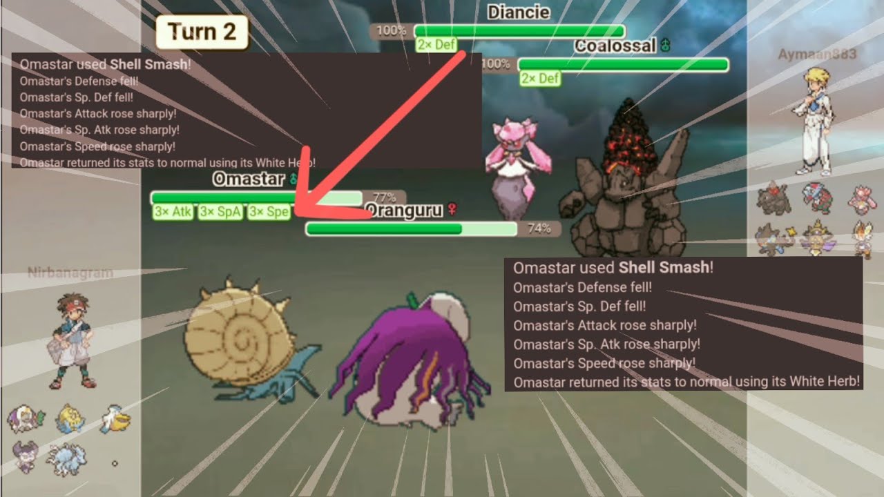 Multi Shell Smash Omastar Sweep